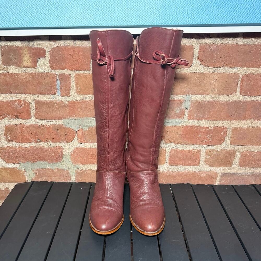 Vintage 80's Frye Fold-Over Tall Boot - Picture 3 of 7